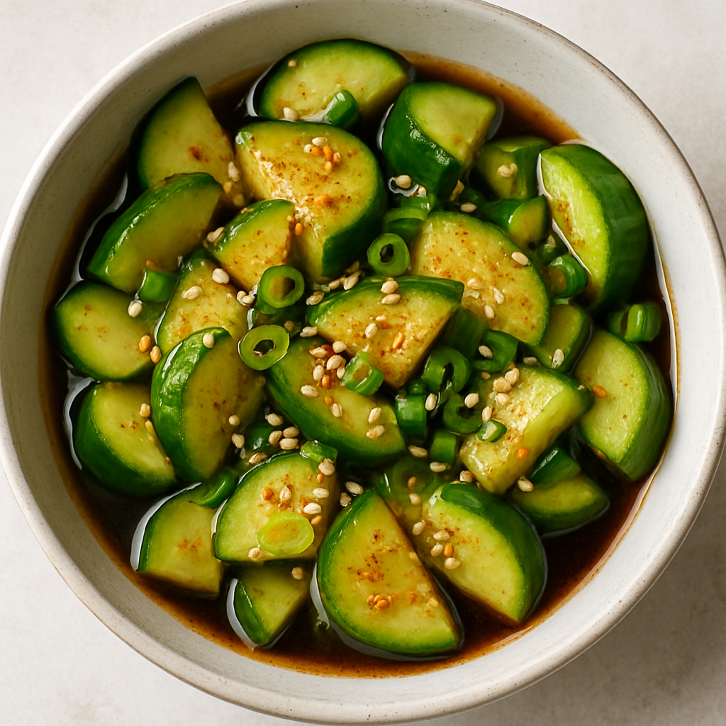 Simple Korean Cucumber Salad