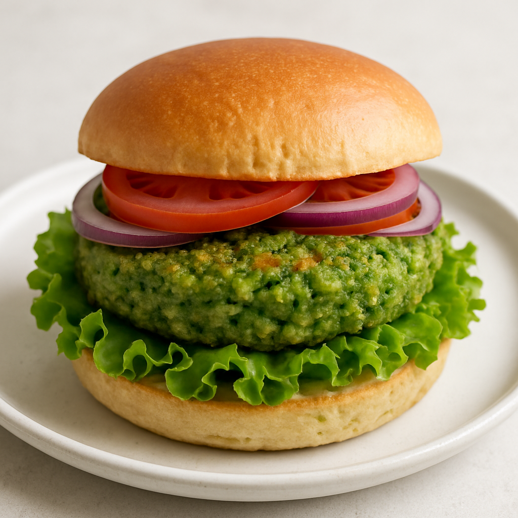 Green Peas Burger