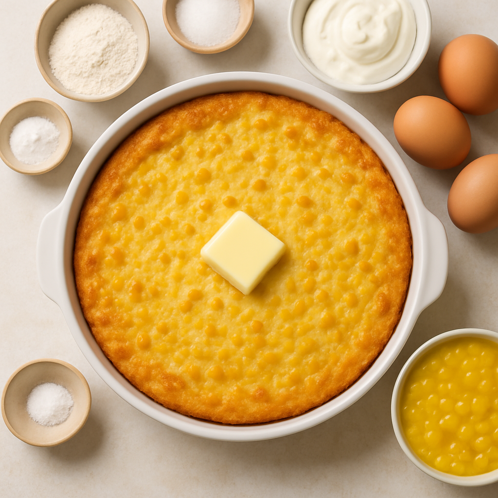Pudín de Maíz Dulce Tradicional