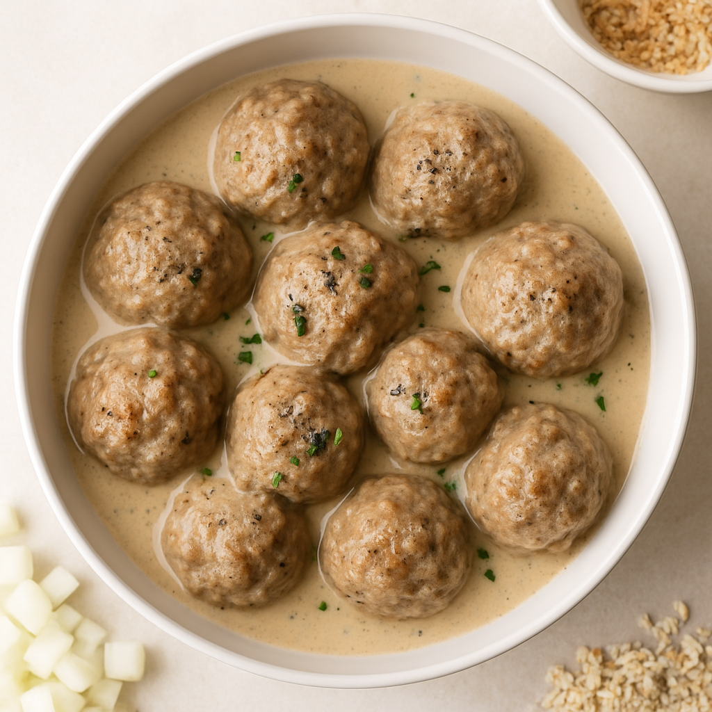 Albóndigas Suecas en Olla de Cocción Lenta