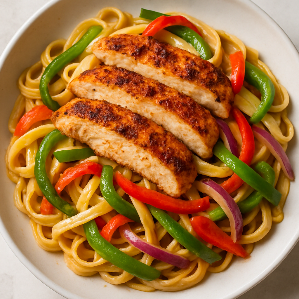 Pasta de Pollo Cajún