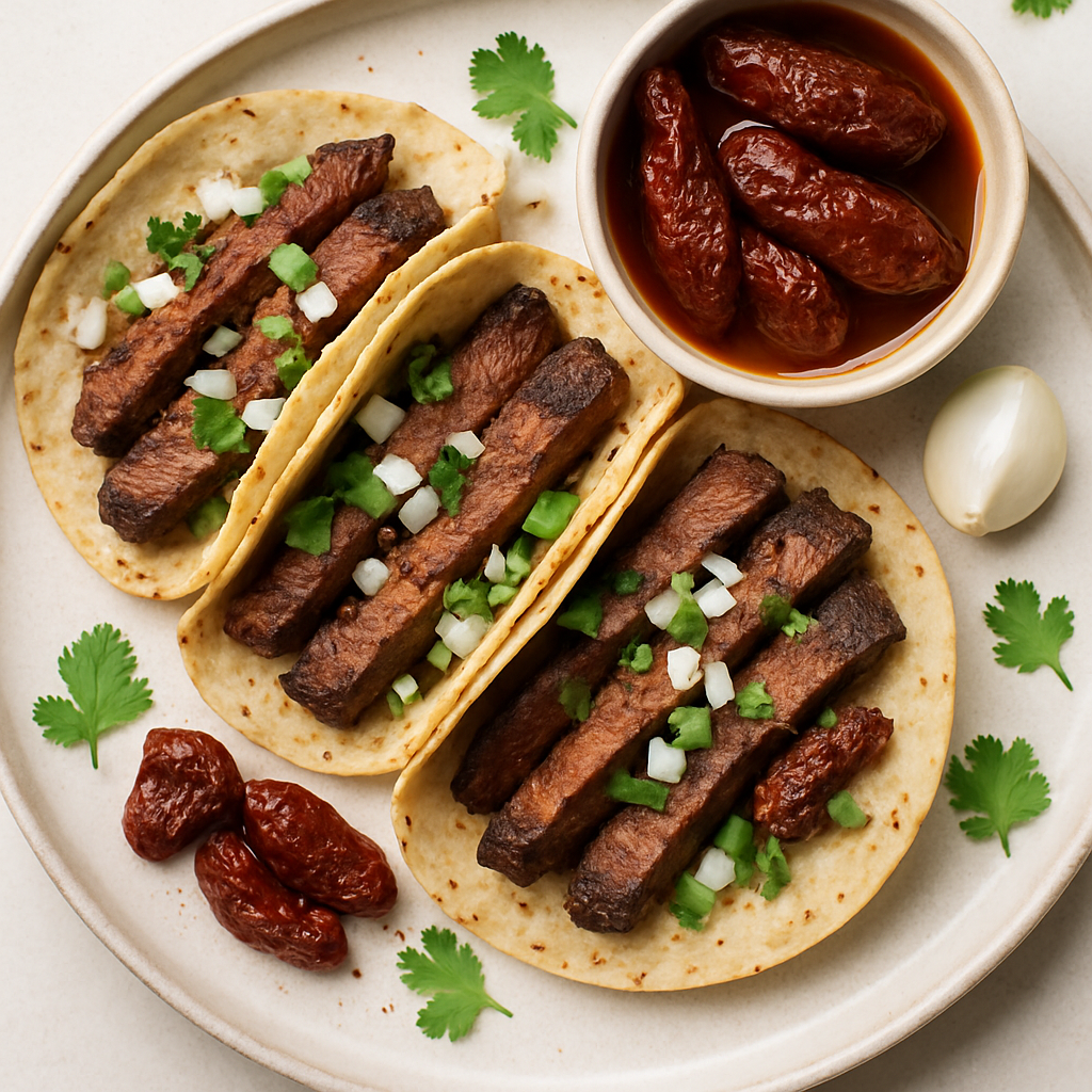 Chipotle Skirt Steak Tacos