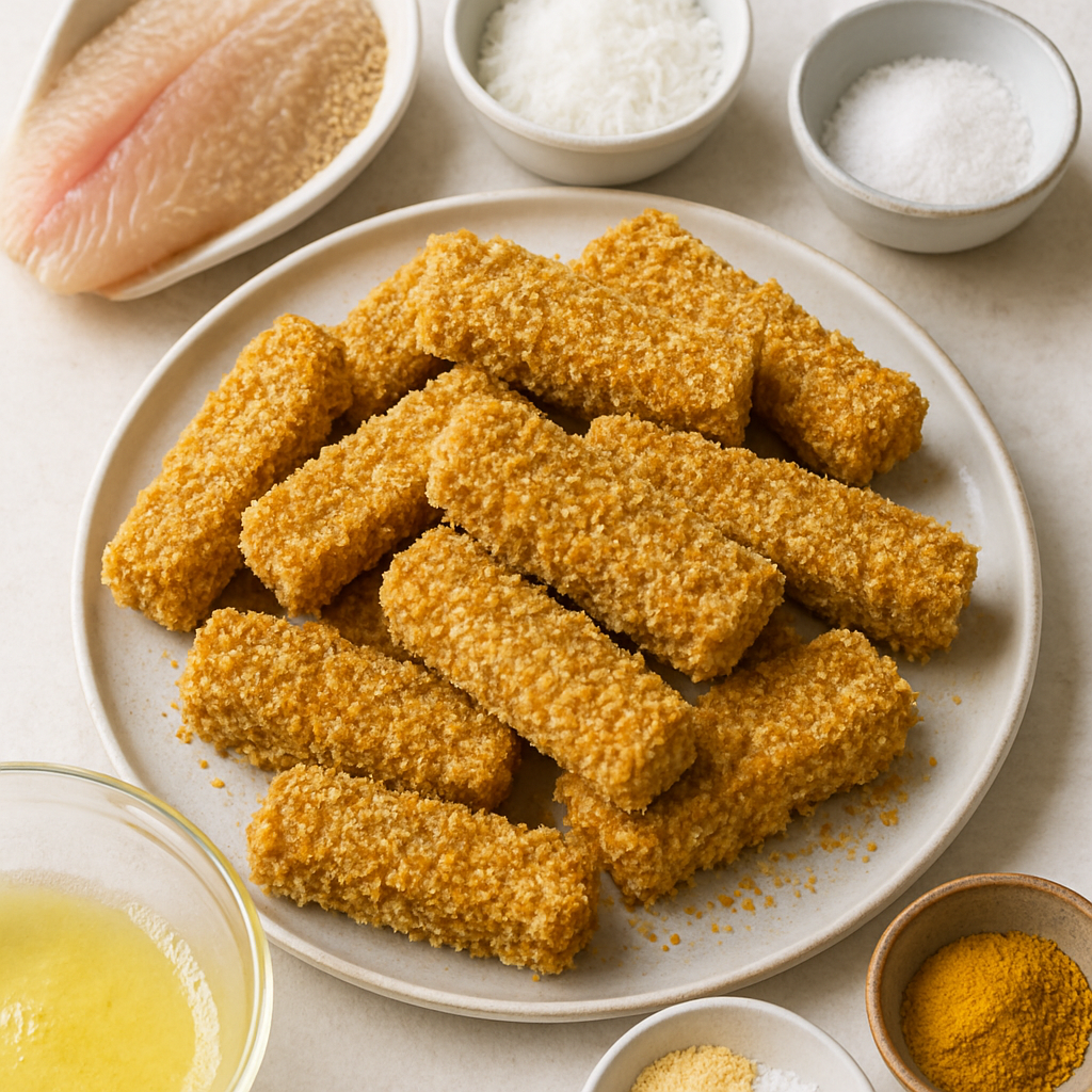 Homemade Frozen Fish Sticks