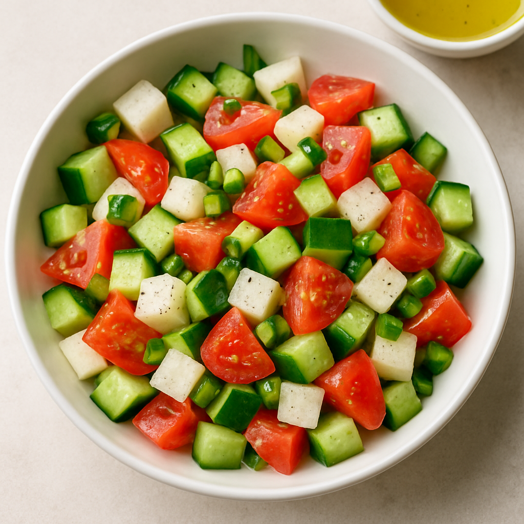 Israeli Salad, California Style