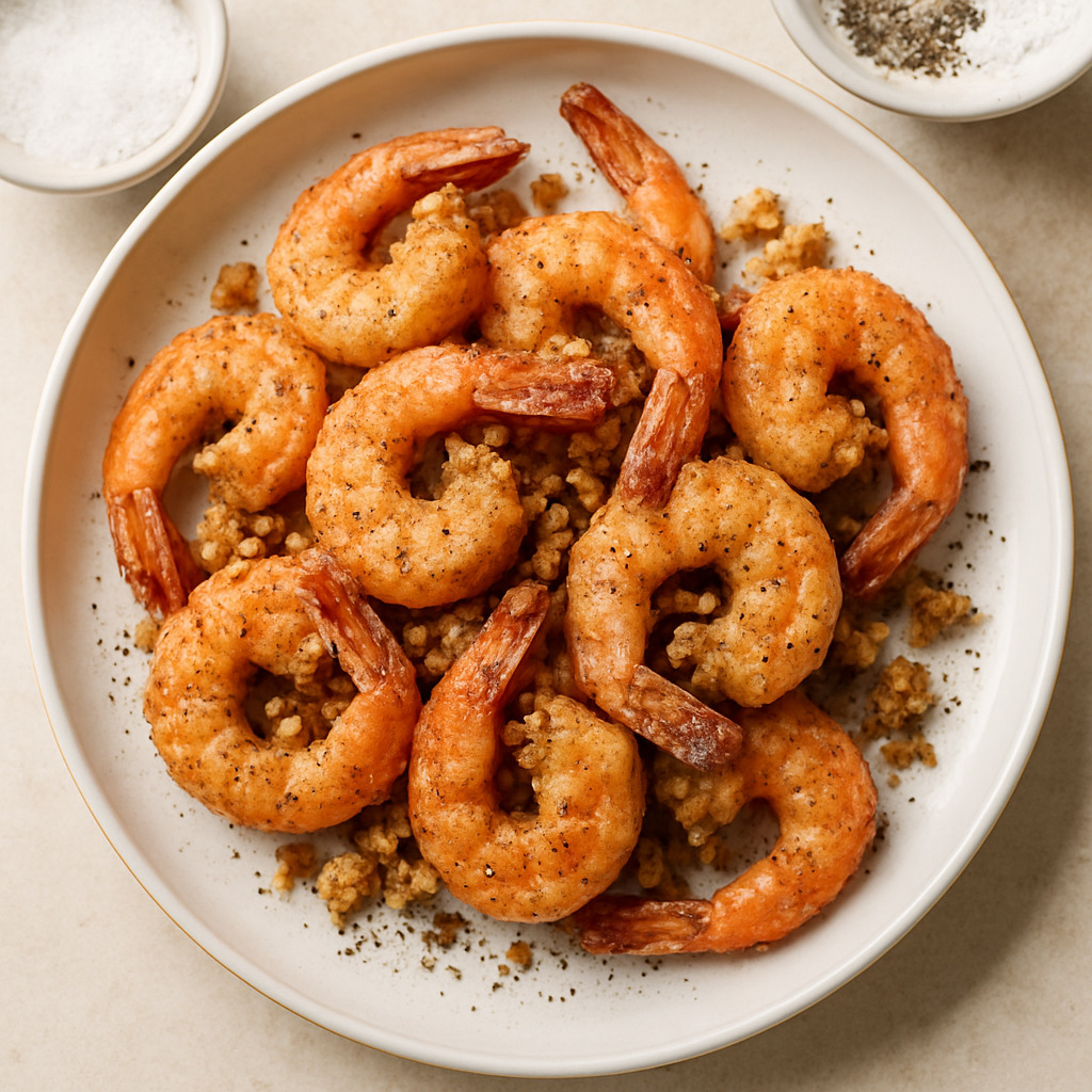 Vietnamese Salt and Pepper Crispy Shrimp