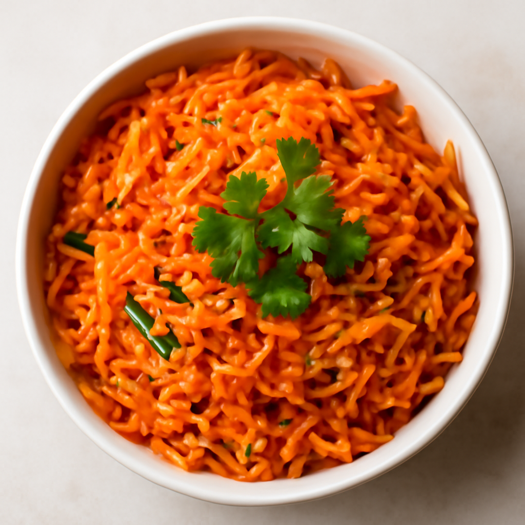 Ensalada Tibia de Zanahoria Gujarati