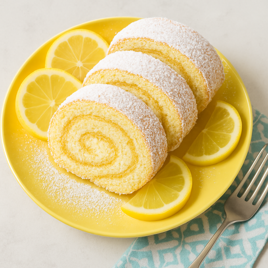 Lemon Roll Cake