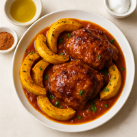 Creole Spiced Squash with Molasses Chicken
