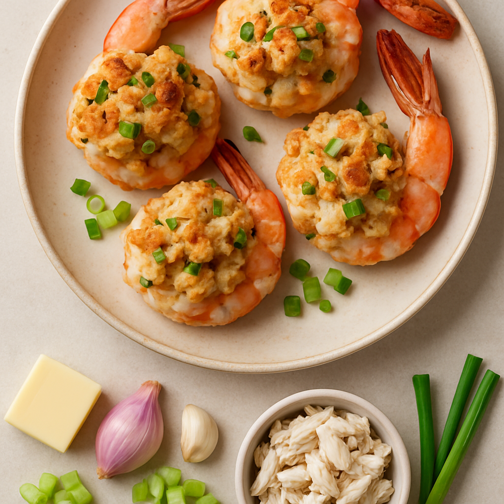 Camarones Jumbo Rellenos