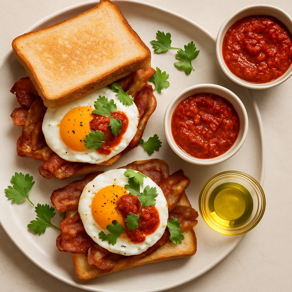 Egg & Harissa Sandwiches
