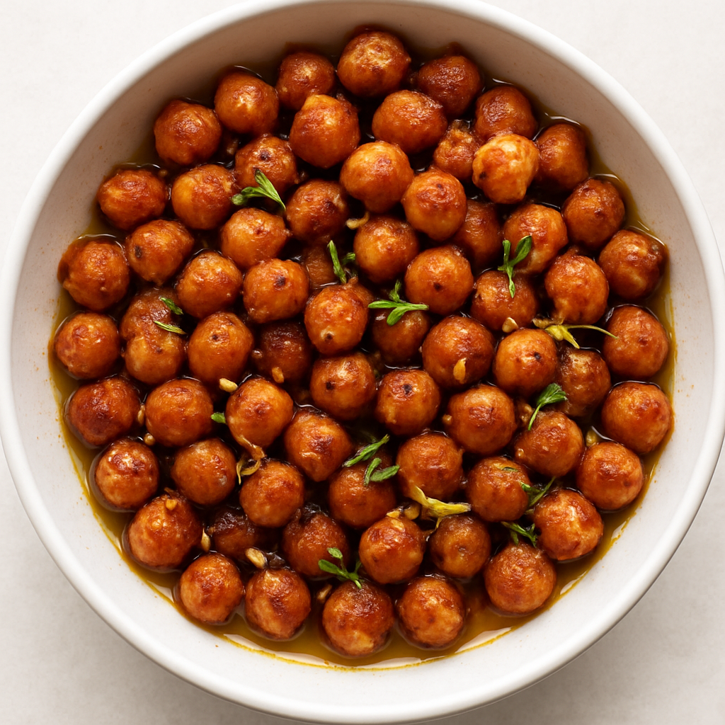 Smoky Fried Chickpeas