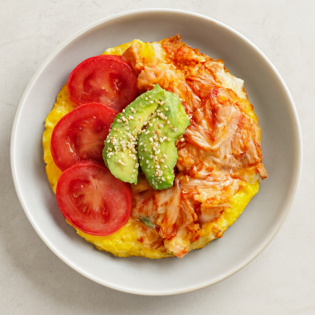 Korean Kimchi Omelette
