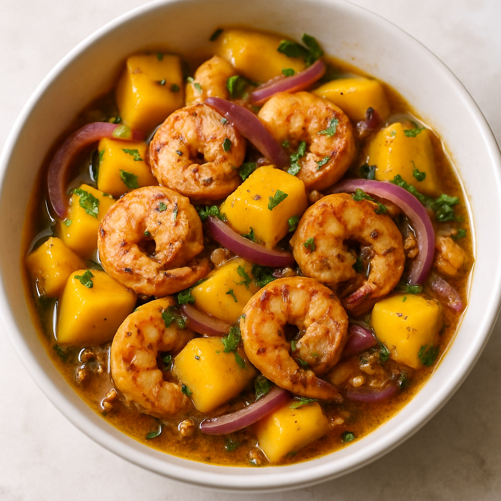 Mango Spiced Shrimp