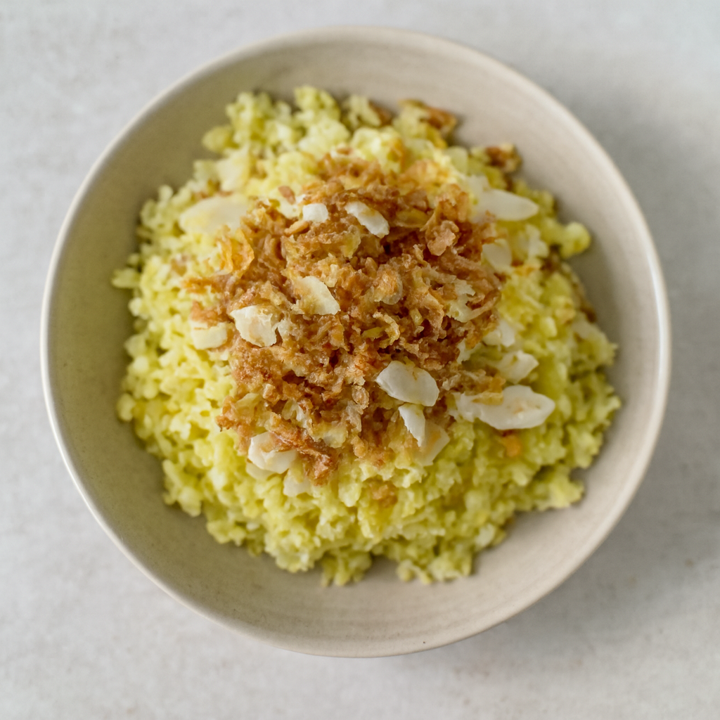 Arroz Glutinoso Vietnamita con Habas Mungo