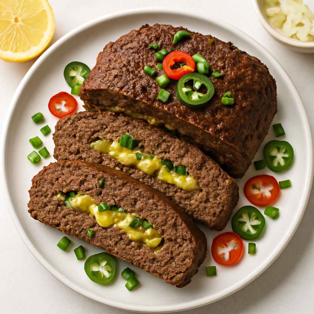 Pastel de Carne Molida Relleno al Estilo Tex-Mex
