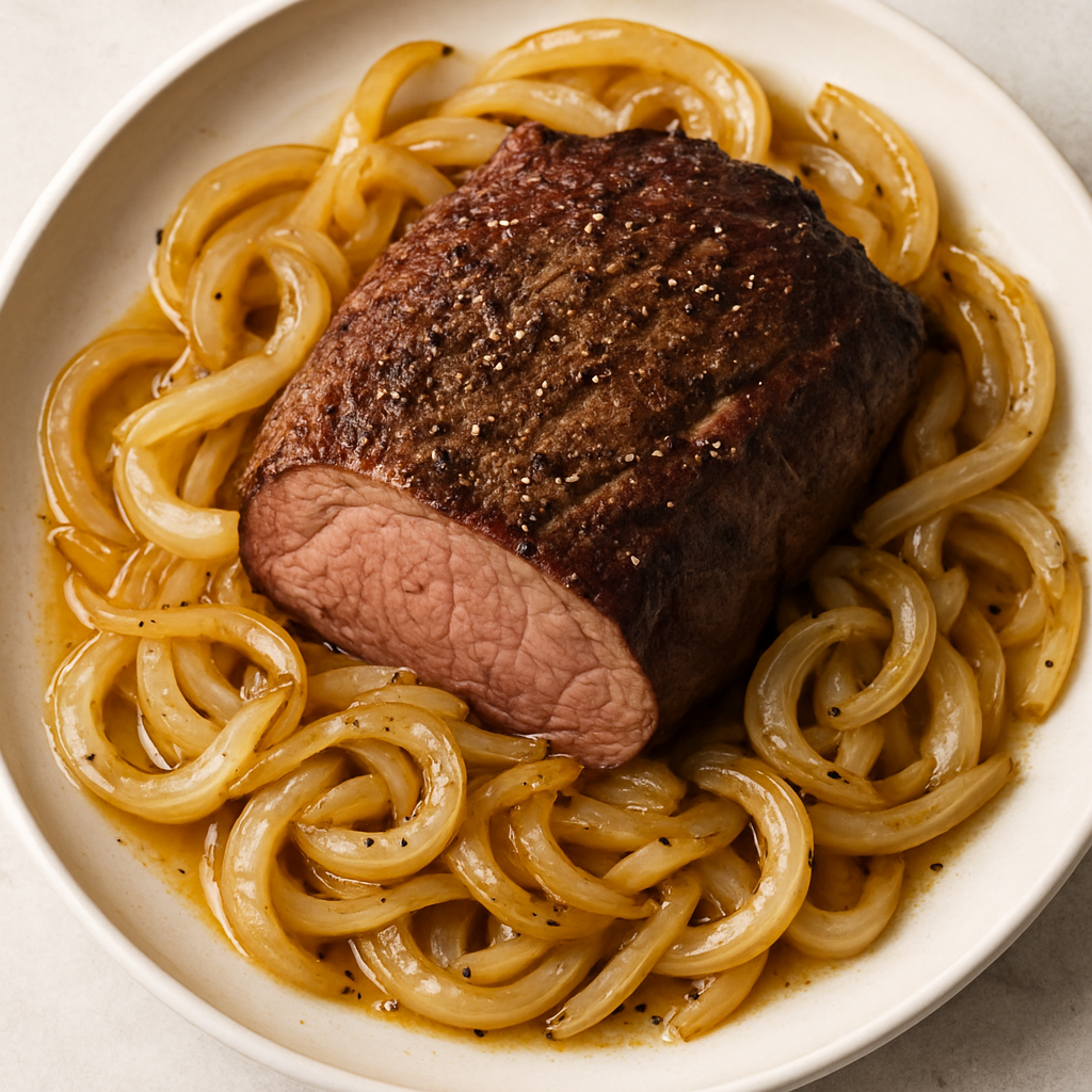 Roast Beef and Onions