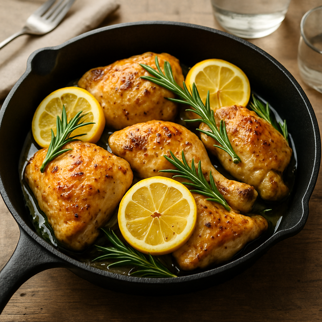 Lemon Rosemary Baked Chicken
