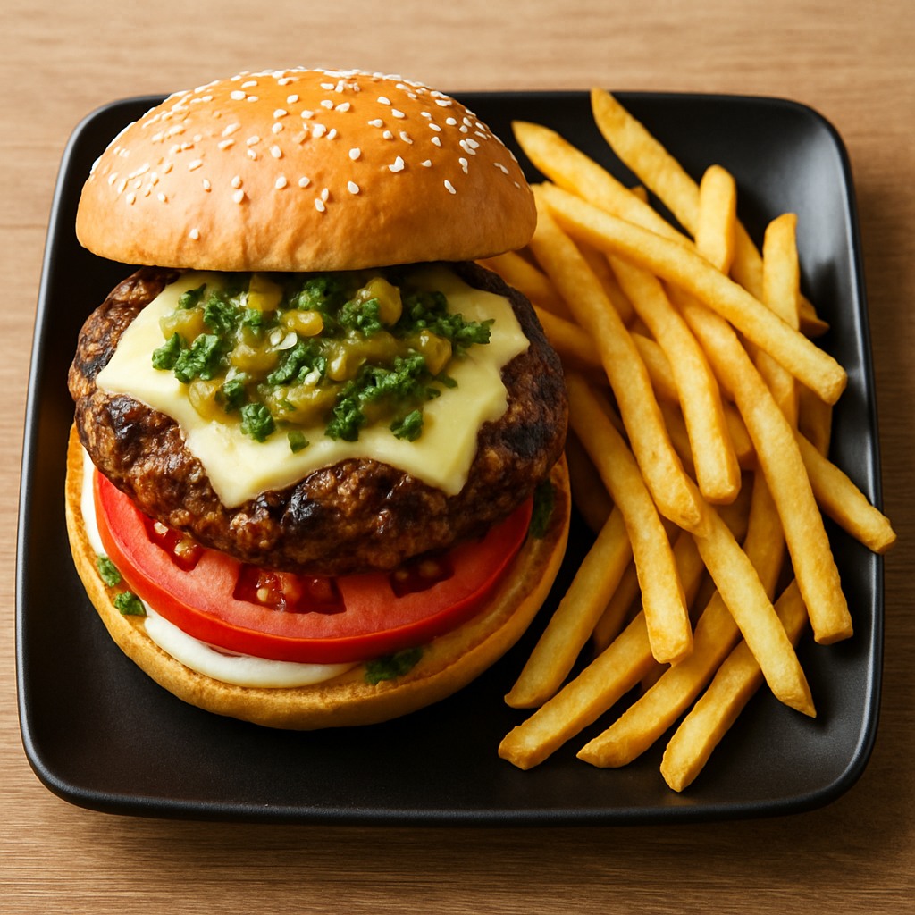 Hamburguesas Sureñas a la Parrilla