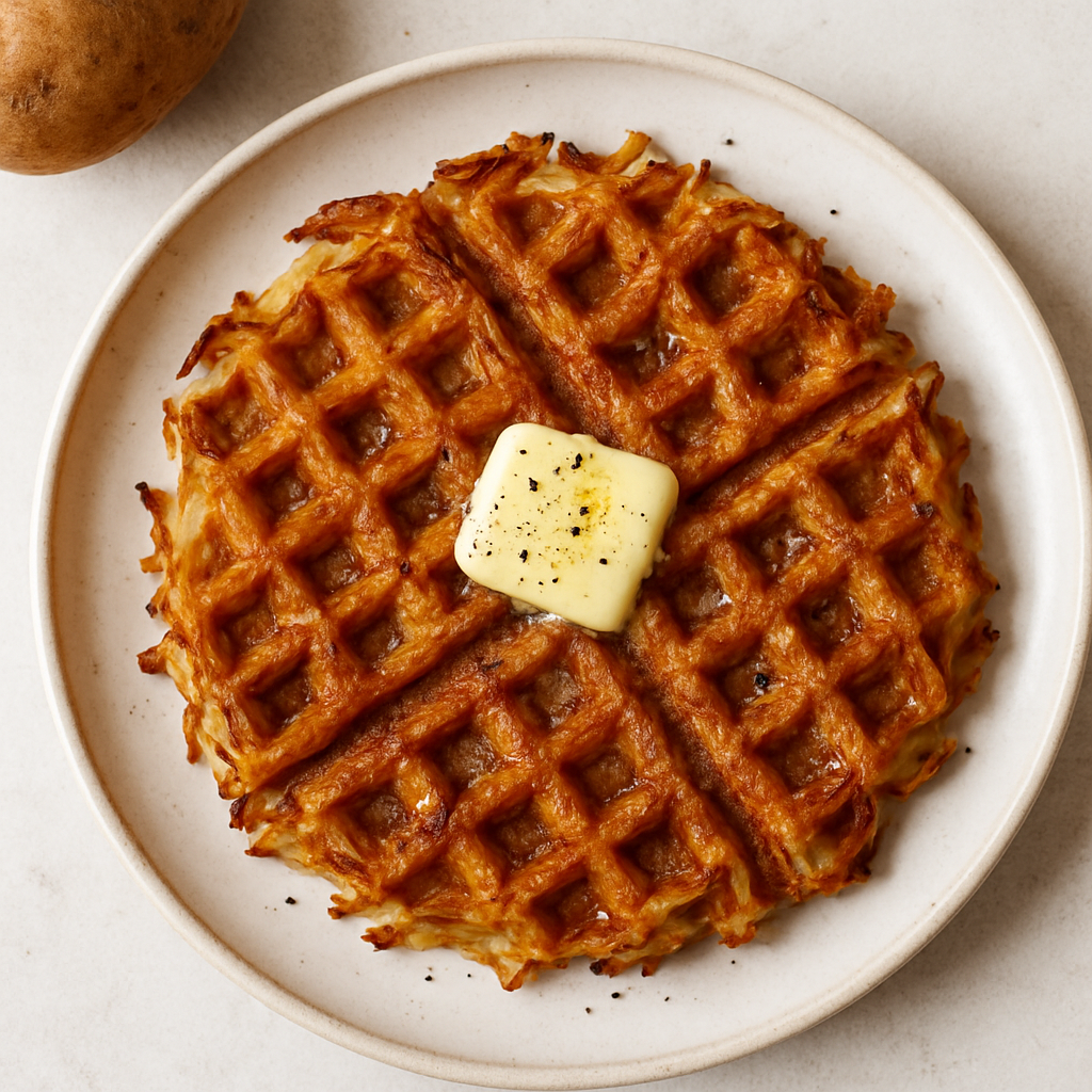 Waffle-Iron Hash Browns