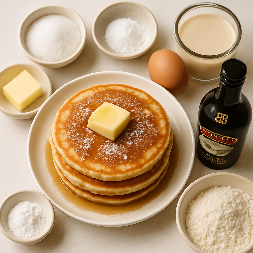 Panqueques de Crema Irlandesa Baileys