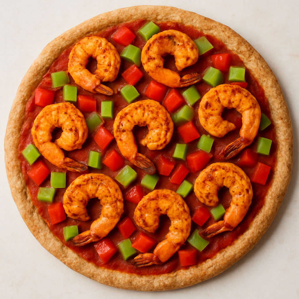 Cajun Prawn Pizza