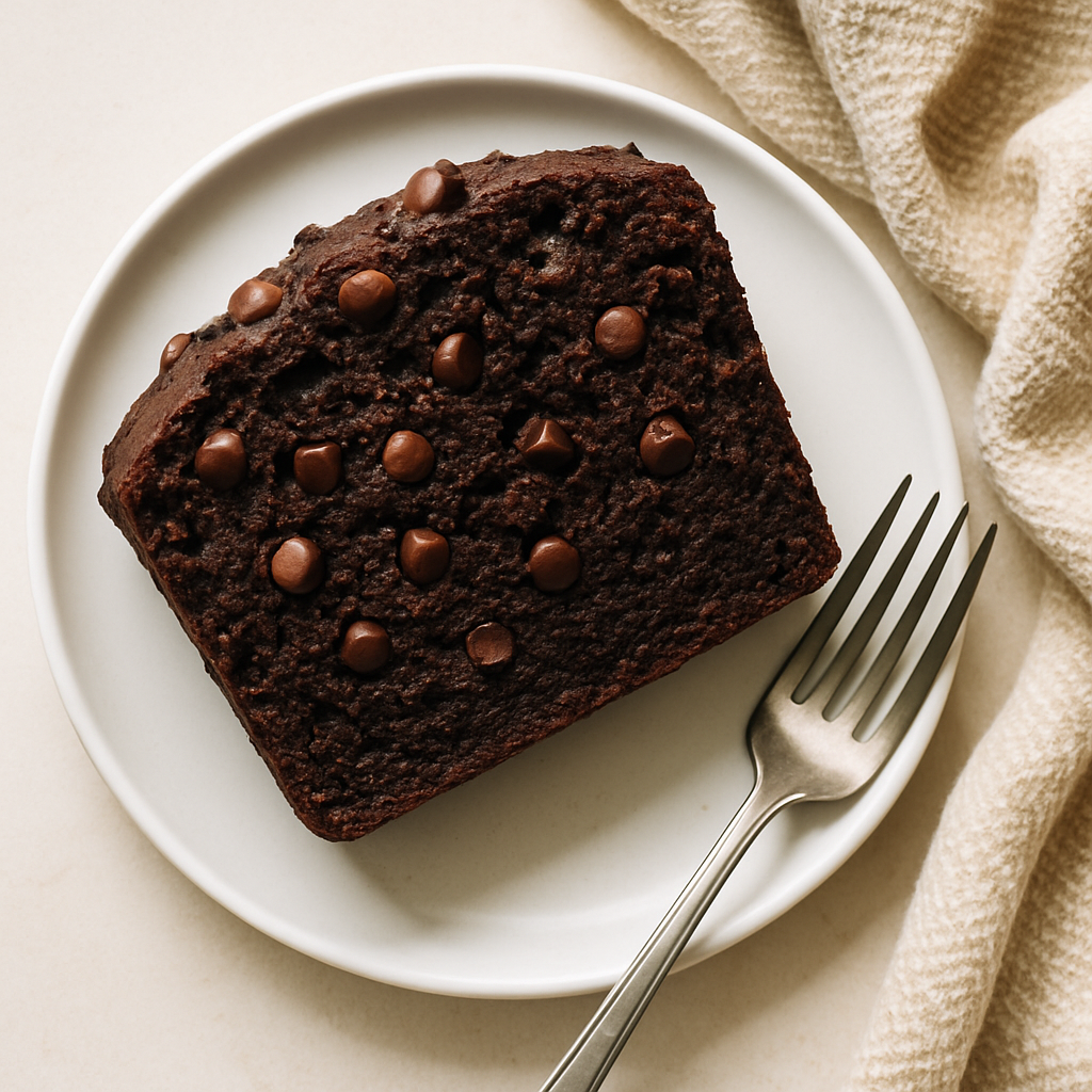 Chocolate Chocolate Chip Zucchini Bread
