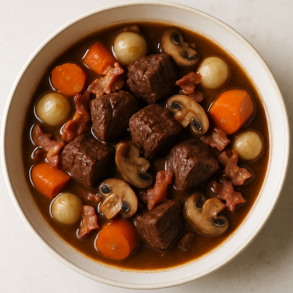 Beef and Mushroom Burgundy