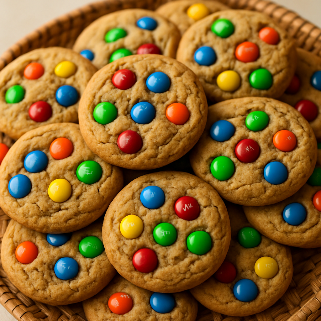 Browned Butter M&M Cookies