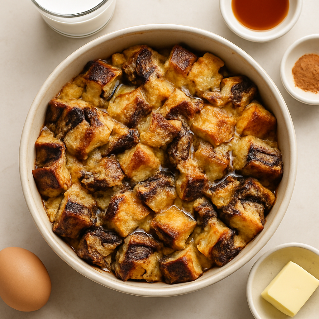 Pudin de Pan de Babka Sobrante