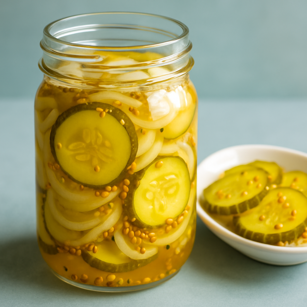 Crunchy, Sweet, and Tangy Bread and Butter Pickles