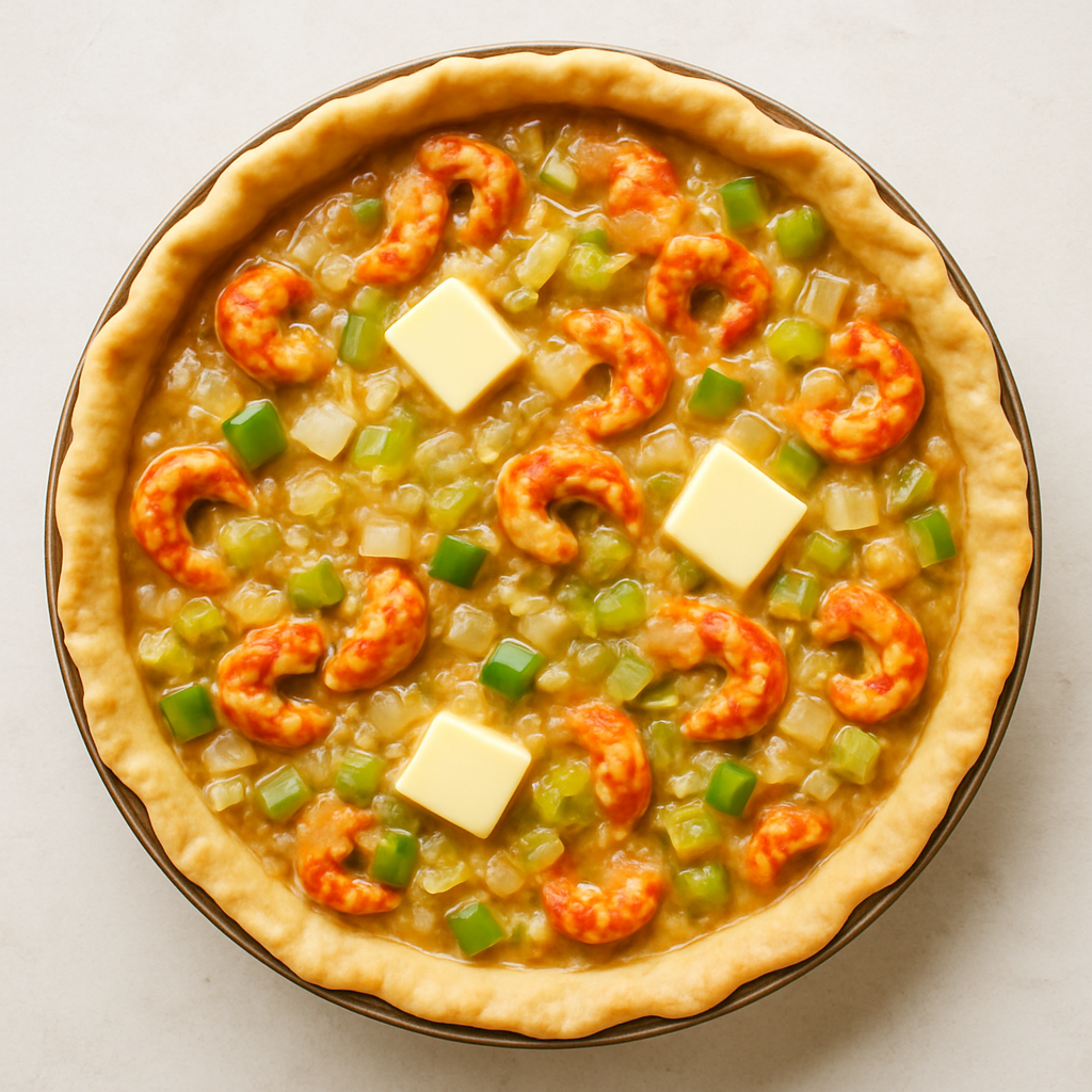 Pastel de Cangrejo de Río Criollo