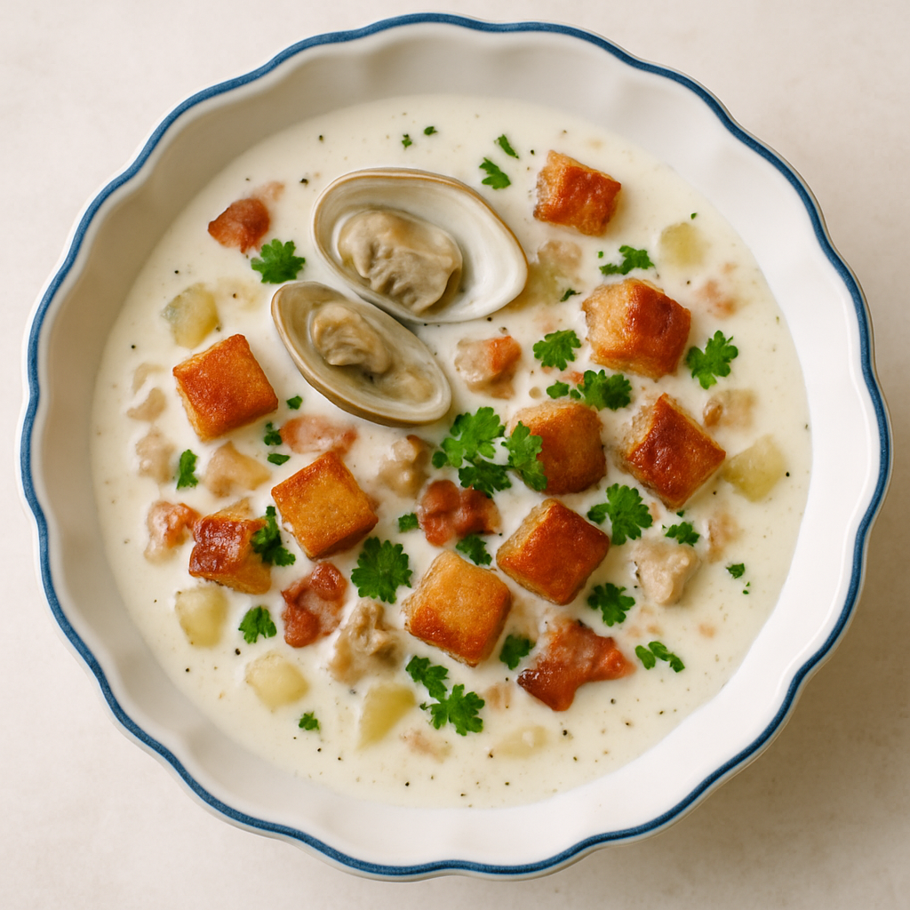 Sopa Fría de Almejas