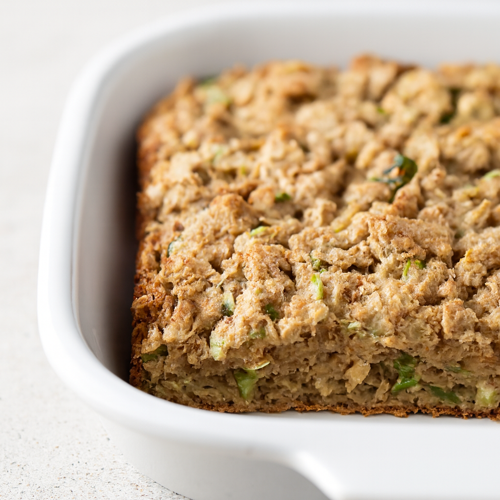 Avena al Horno con Pan de Calabacín