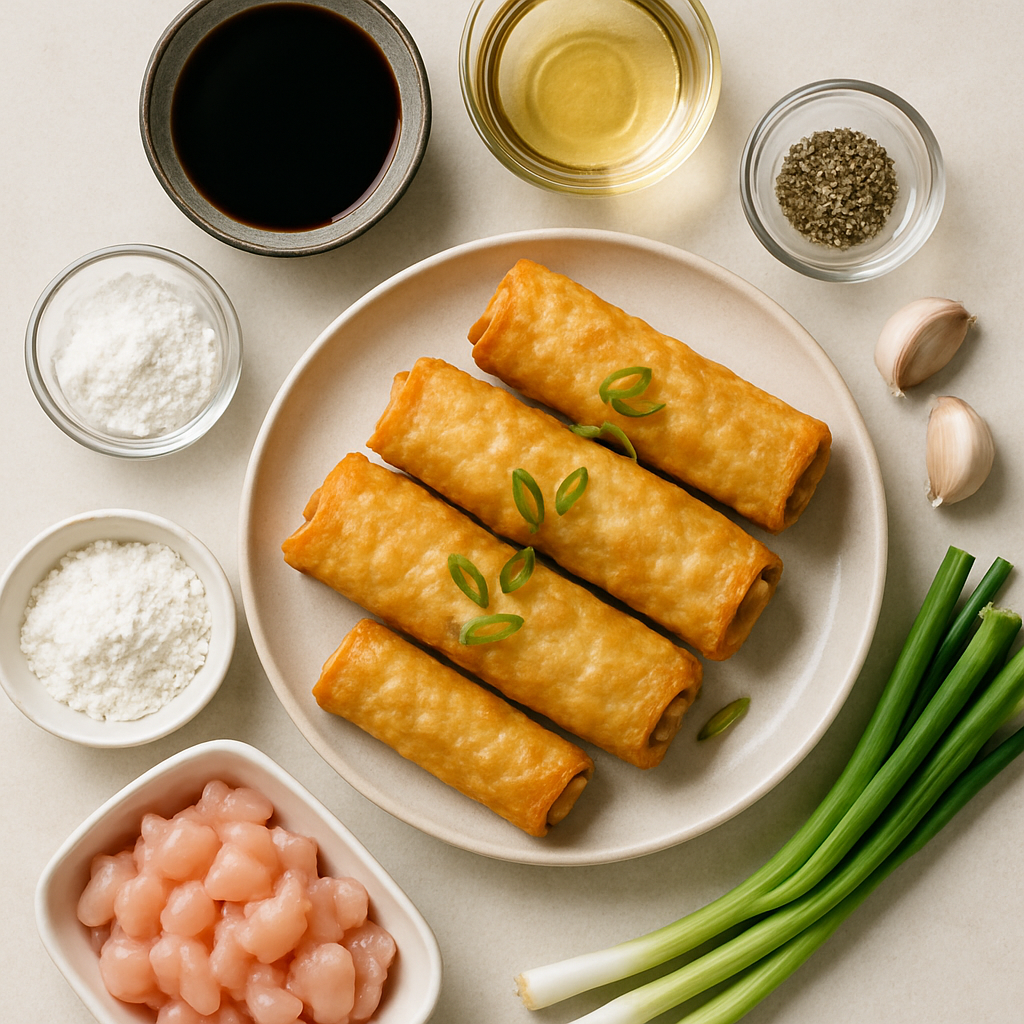 Chinese Chicken Spring Rolls