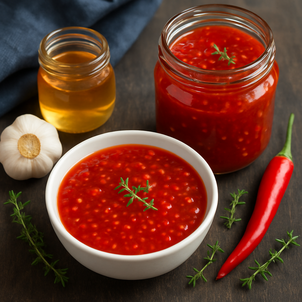 Salsa Casera de Chile Dulce Sin Azúcar