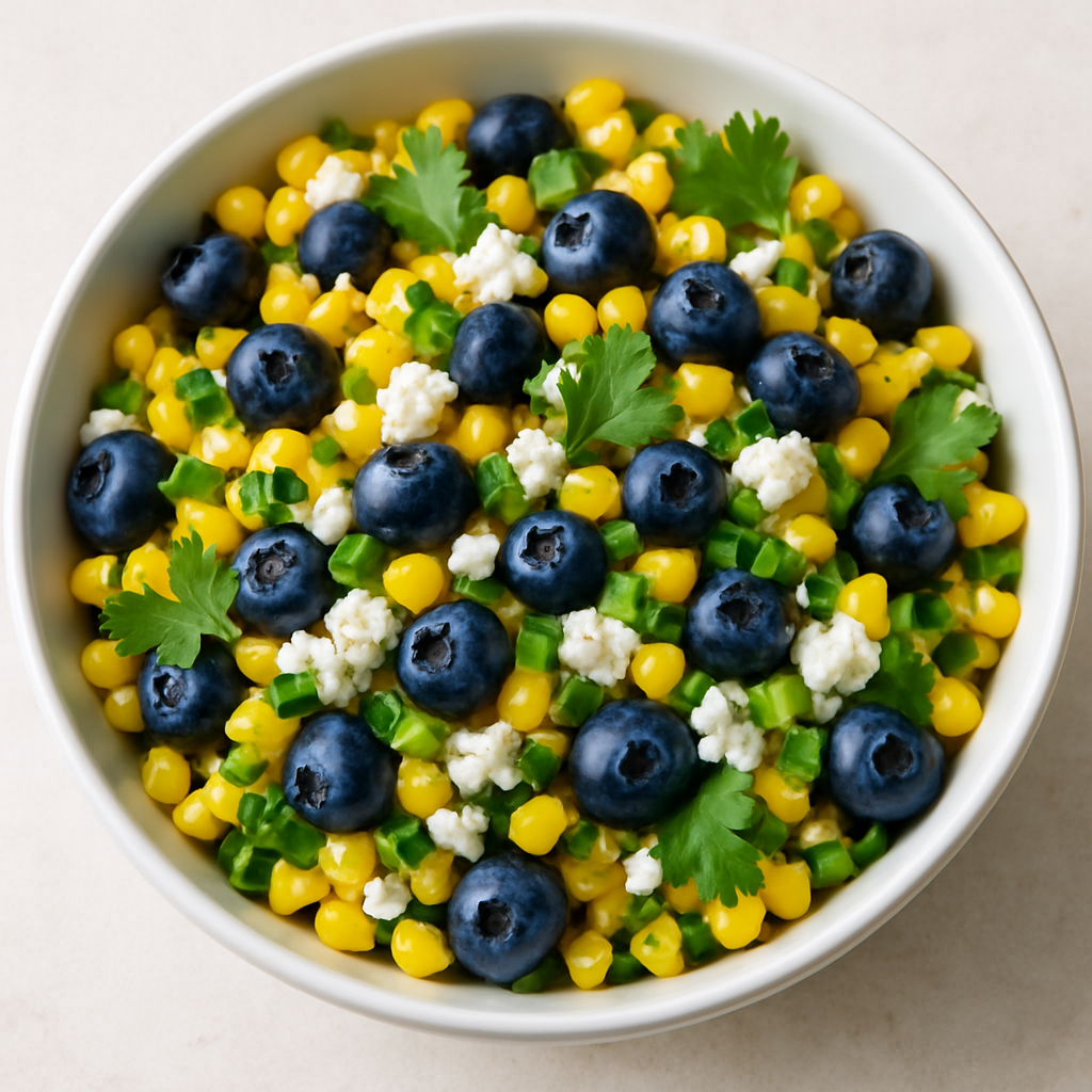 Ensalada de Maíz y Arándanos