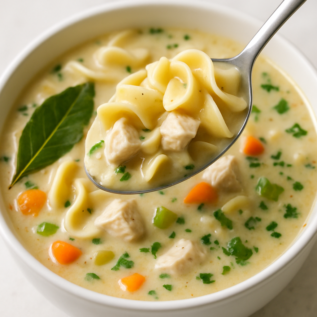 Creamy Chicken Noodle Soup