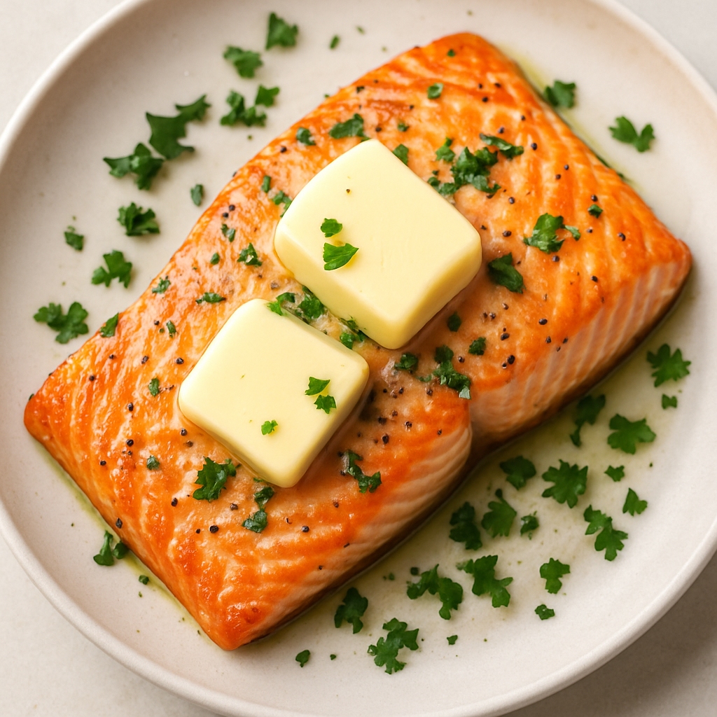 Roasted Salmon with Butter