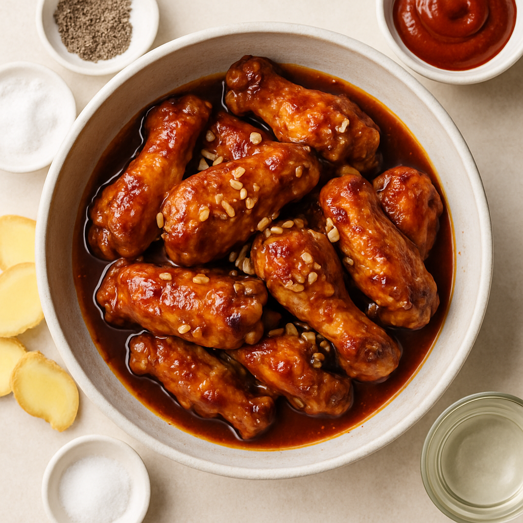 Slow-Cooker Korean Chicken Wings