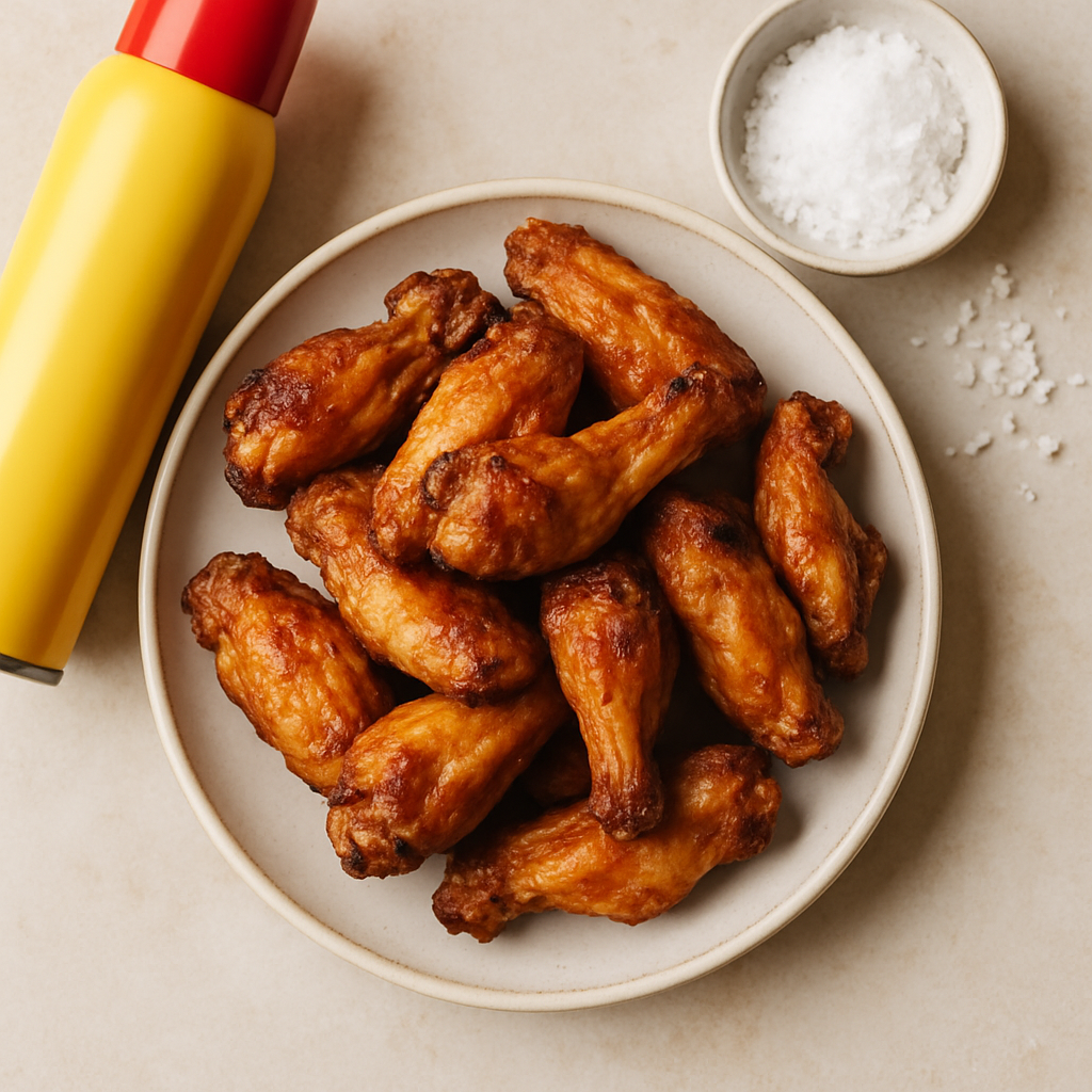 Alitas de Pollo Perfectas en la Freidora de Aire
