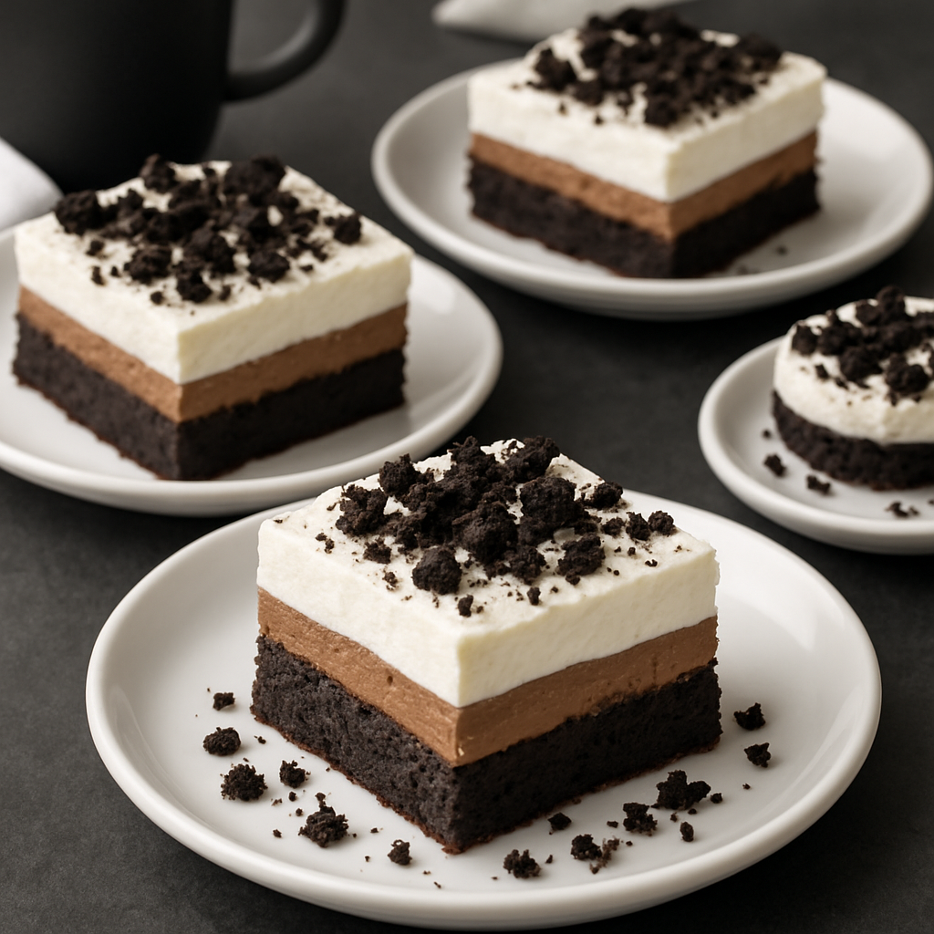 Three Layer Oreo Bars