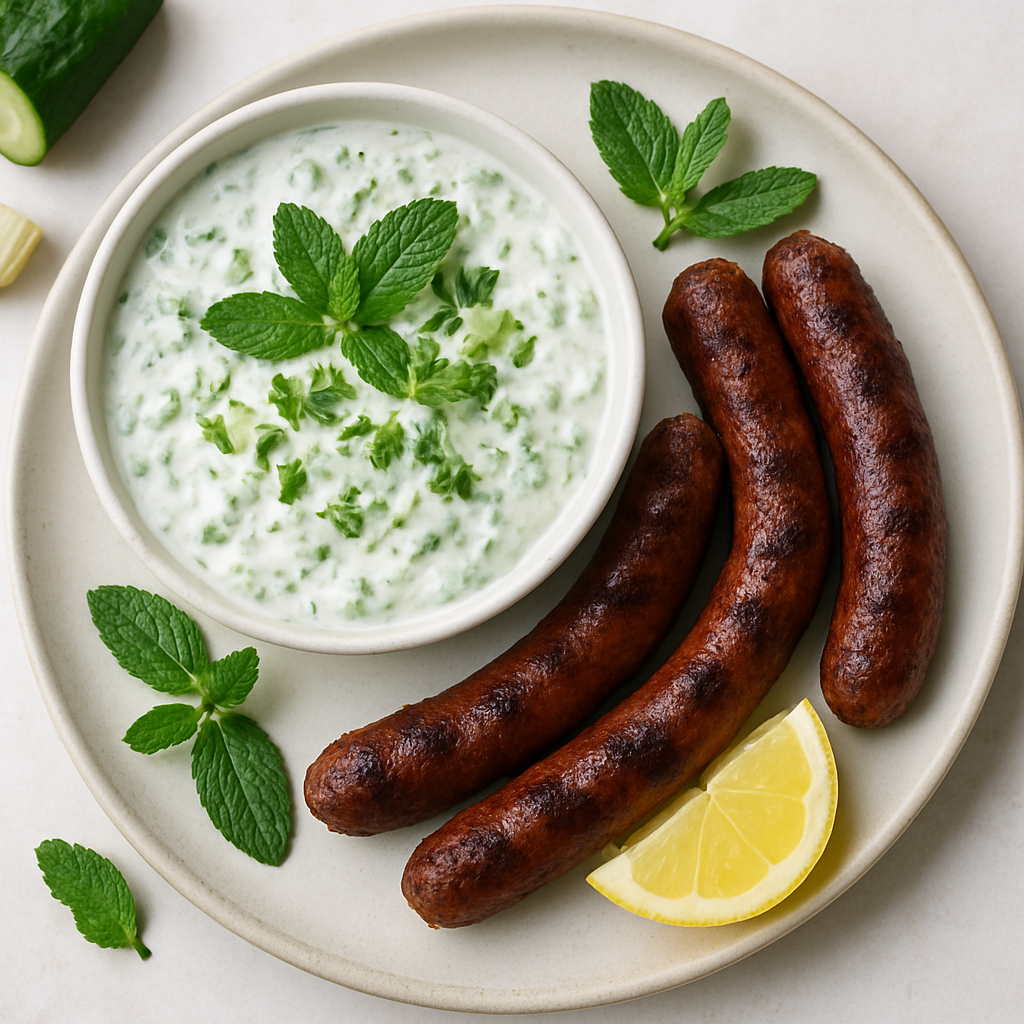 Tzatziki de Menta con Merguez