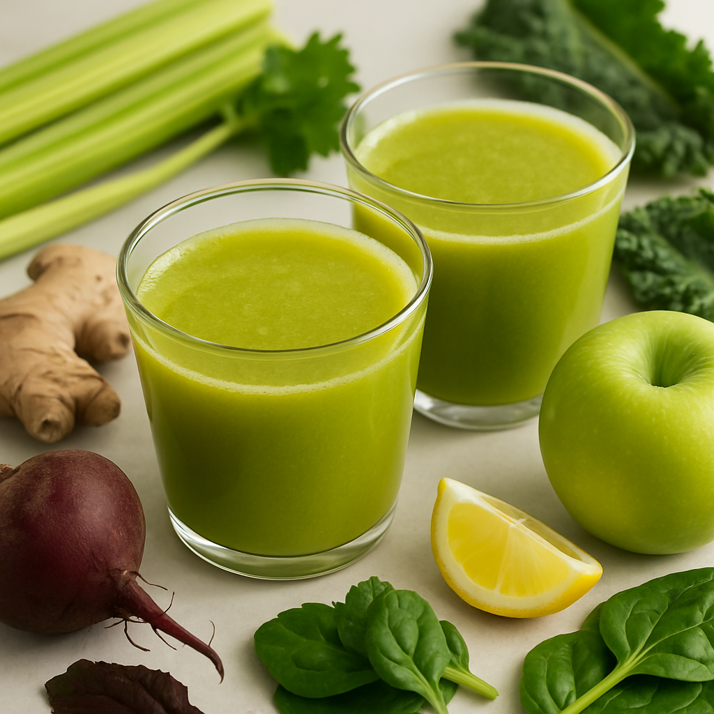 Jugo de Remolacha y Manzana Verde