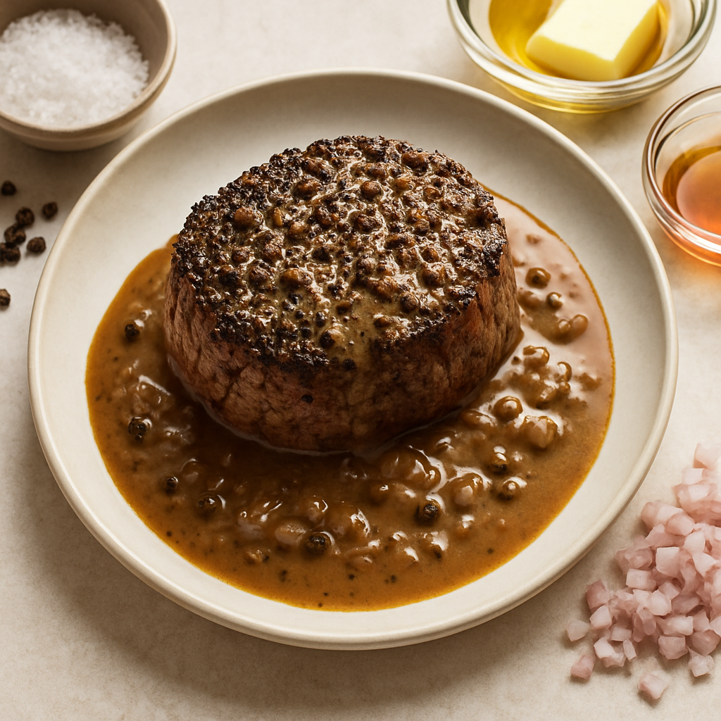 Filet of Beef au Poivre