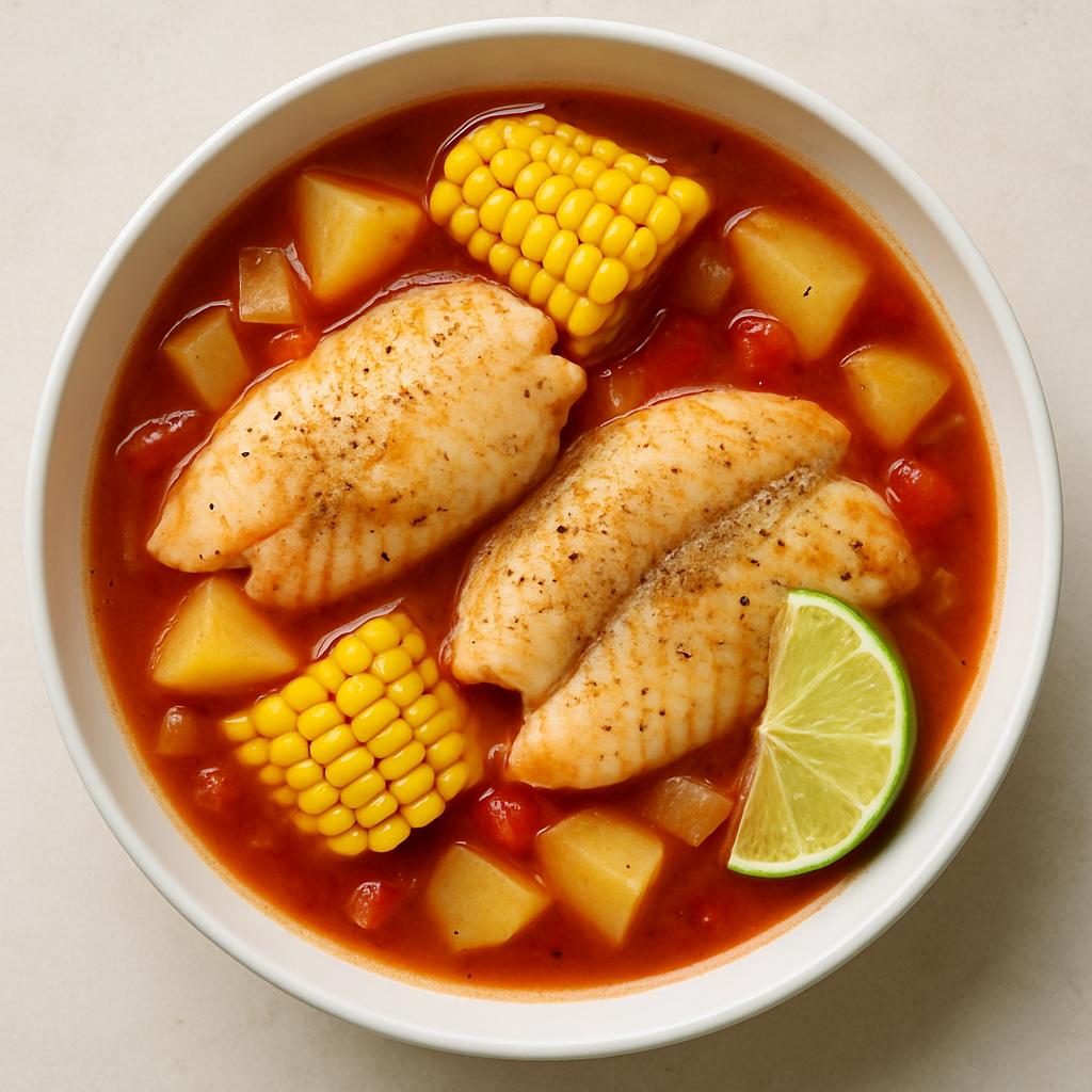 Estofado de Pescado con Tomate Ahumado