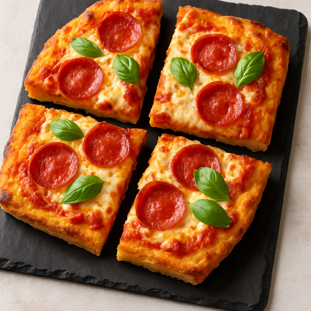 Homemade Focaccia Bread Pizza