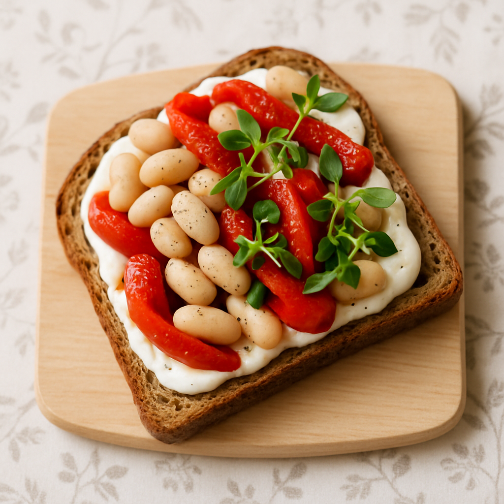 White Bean & Mozzarella Sandwich