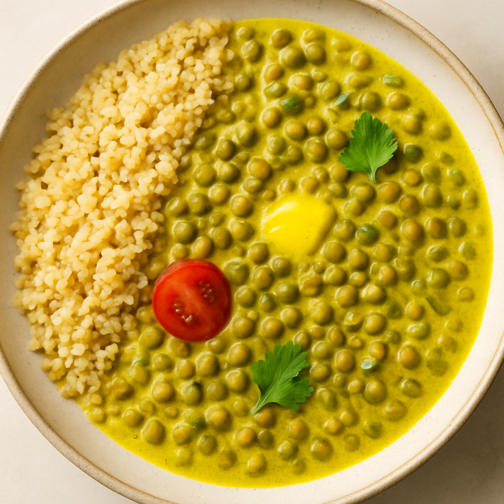 Coconut Green Curry Lentils