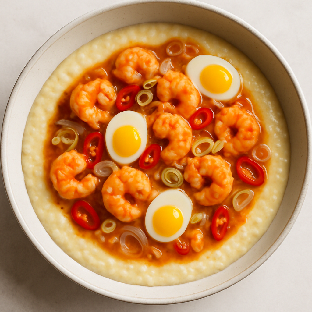 Spicy Rock Shrimp & Grits