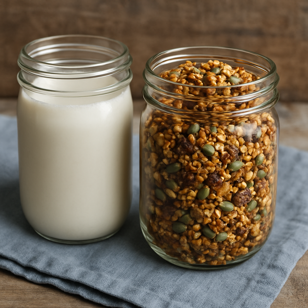 Super Seed Muesli with Hemp Milk